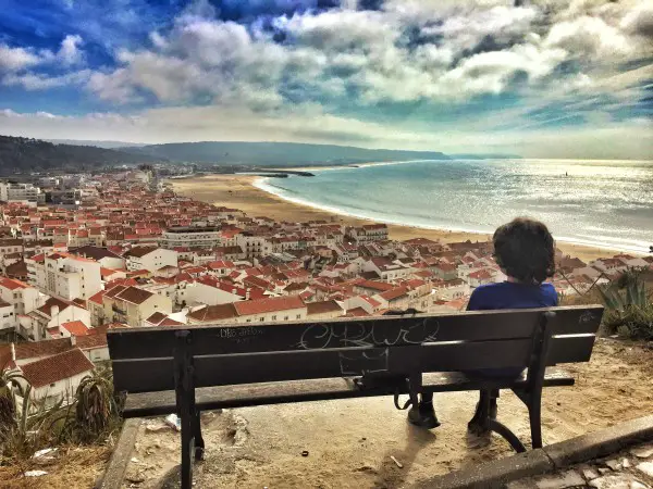 The view Nazare Portugal