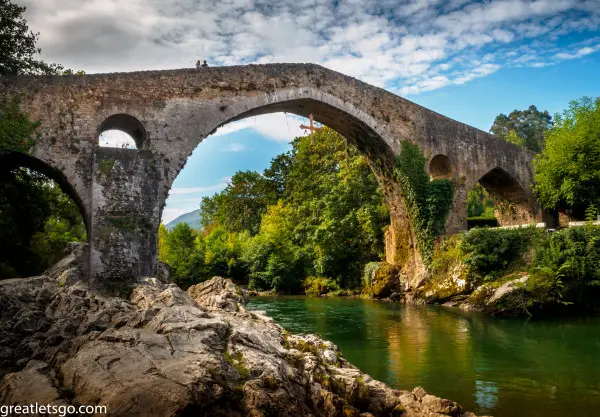 Roman Bridge Dating Back to Medieval Times - Asturias