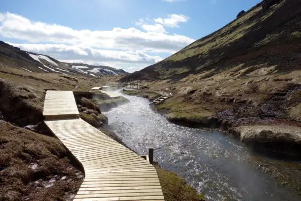 hot river in Iceland